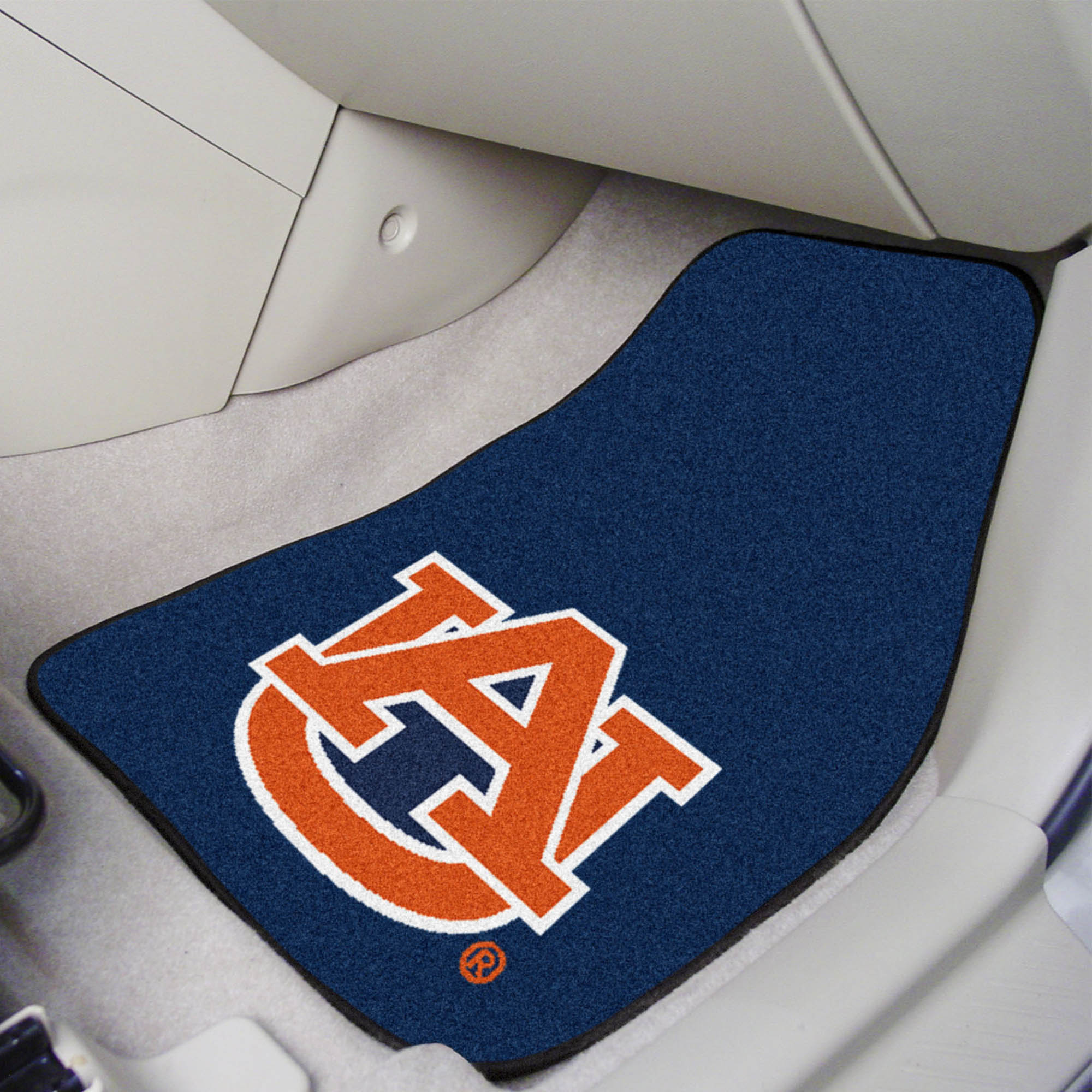 Auburn Tigers Front Carpet Car Mat Set - 2 Pieces, AU