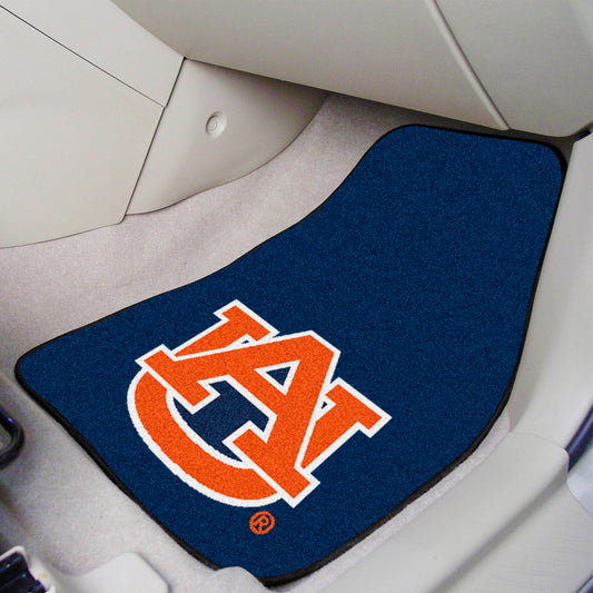 Auburn Tigers Front Carpet Car Mat Set - 2 Pieces, AU - Auburn