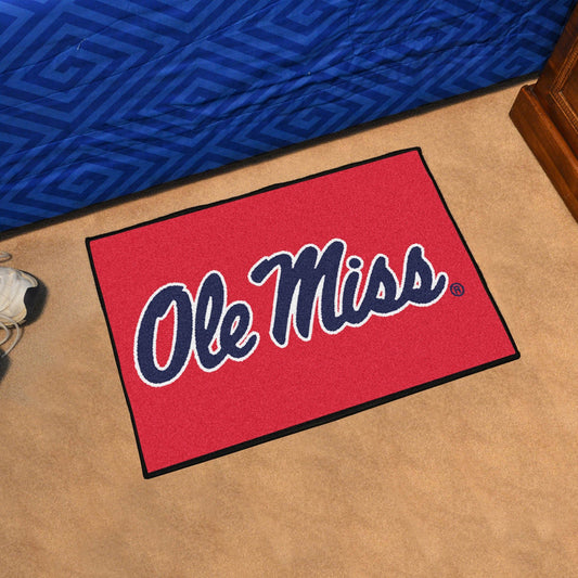 Ole Miss Rebels Starter Mat Accent Rug - 19in. x 30in. - Ole Miss