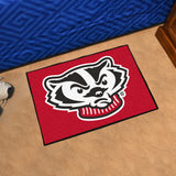 Wisconsin Badgers Starter Mat Accent Rug - 19in. x 30in.