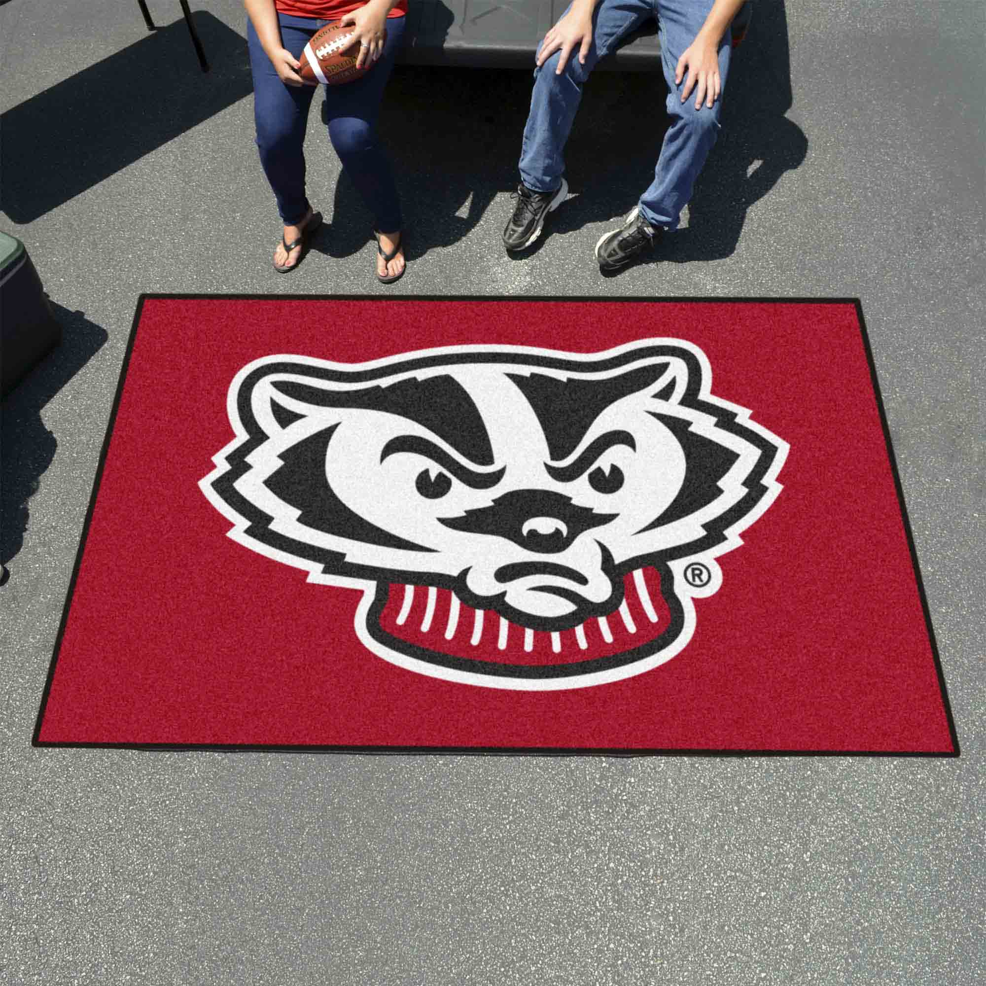 Wisconsin Badgers Ulti-Mat Rug - 5ft. x 8ft.