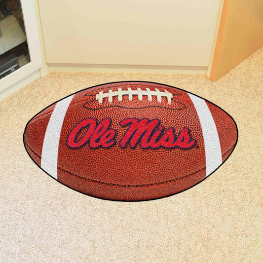 Ole Miss Rebels Football Rug - 20.5in. x 32.5in. - Ole Miss