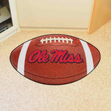 Ole Miss Rebels Football Rug - 20.5in. x 32.5in. - Ole Miss