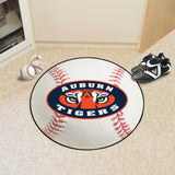 Auburn Tigers Baseball Rug - 27in. Diameter, Tiger