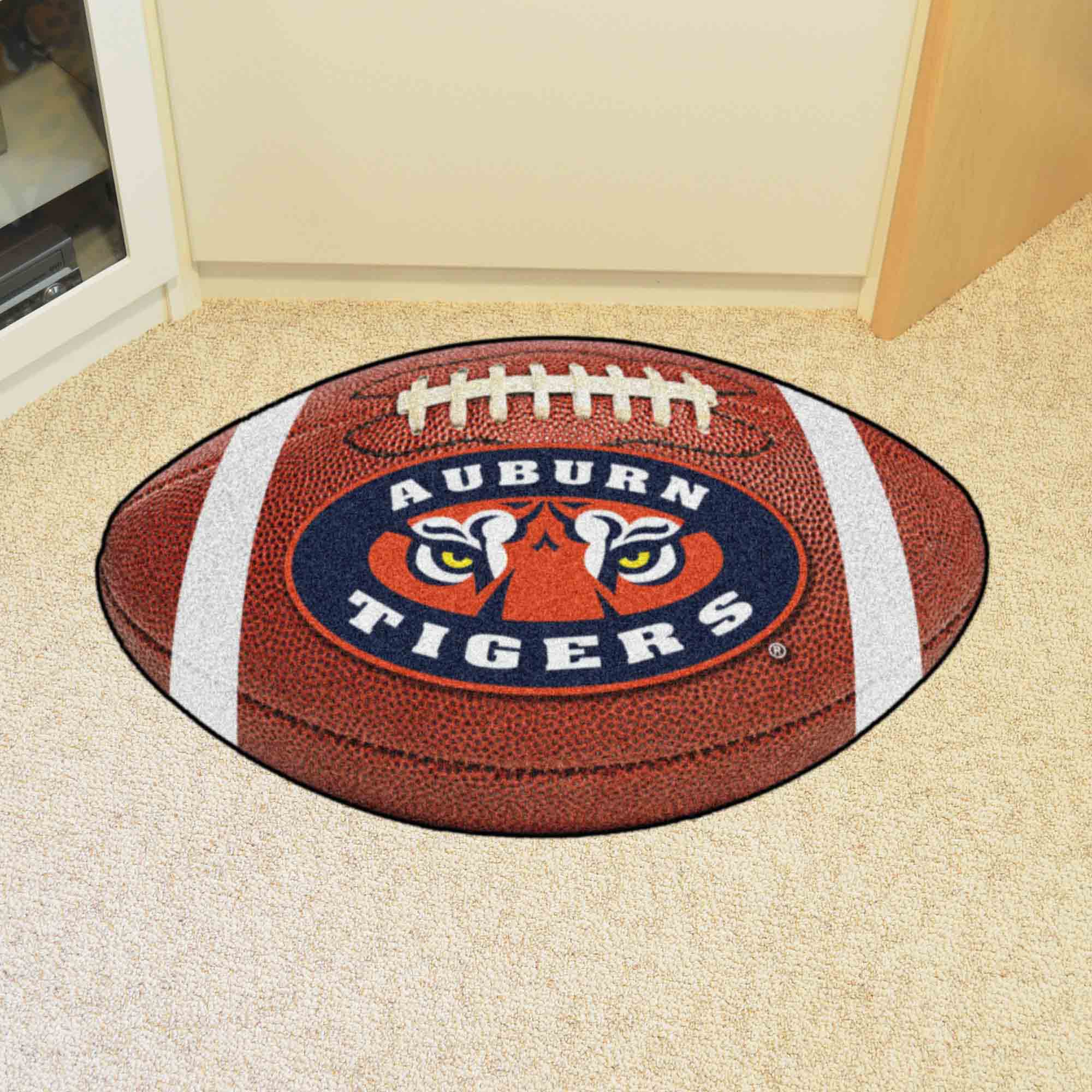 Auburn Tigers Football Rug - 20.5in. x 32.5in., Tiger