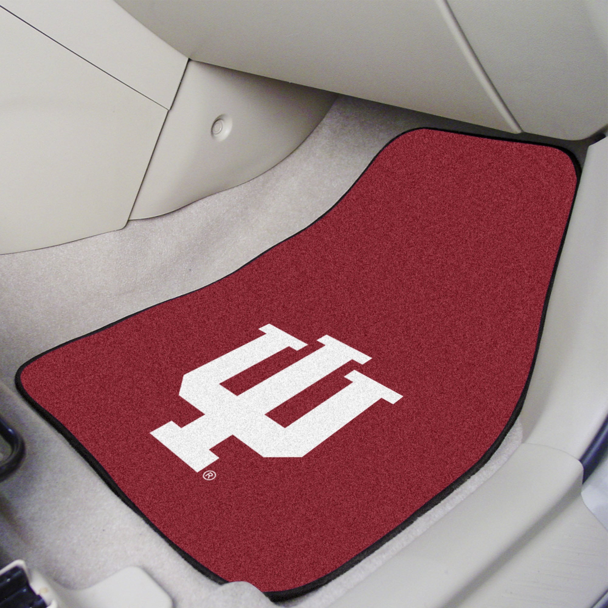 Indiana Hooisers Front Carpet Car Mat Set - 2 Pieces