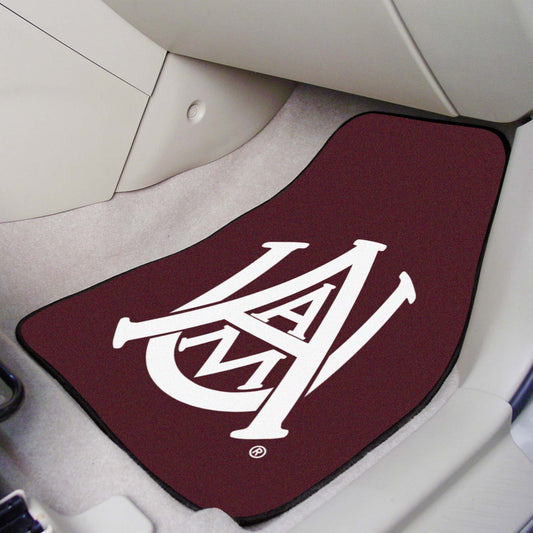 Alabama A&M Bulldogs Front Carpet Car Mat Set - 2 Pieces