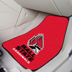 Ball State Cardinals Front Carpet Car Mat Set - 2 Pieces - Ball State