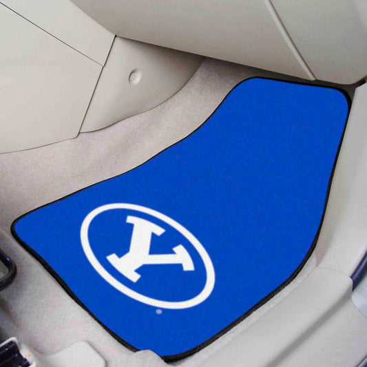 BYU Cougars Front Carpet Car Mat Set - 2 Pieces