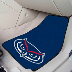 FAU Owls Front Carpet Car Mat Set - 2 Pieces