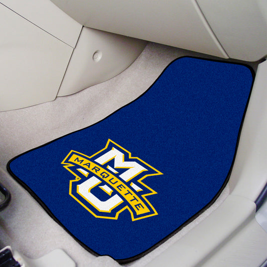 Marquette Golden Eagles Front Carpet Car Mat Set - 2 Pieces