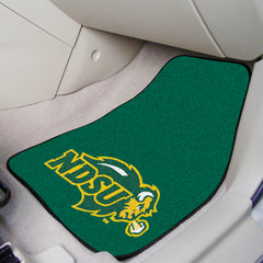 North Dakota State Bison Front Carpet Car Mat Set - 2 Pieces