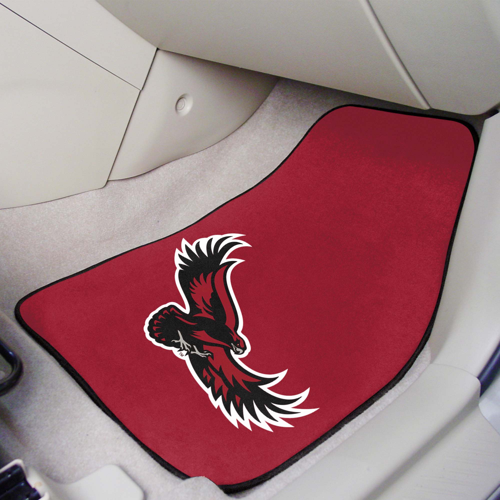 St. Joseph's Red Storm Front Carpet Car Mat Set - 2 Pieces