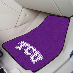 TCU Horned Frogs Front Carpet Car Mat Set - 2 Pieces