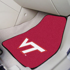 Virginia Tech Hokies Front Carpet Car Mat Set - 2 Pieces