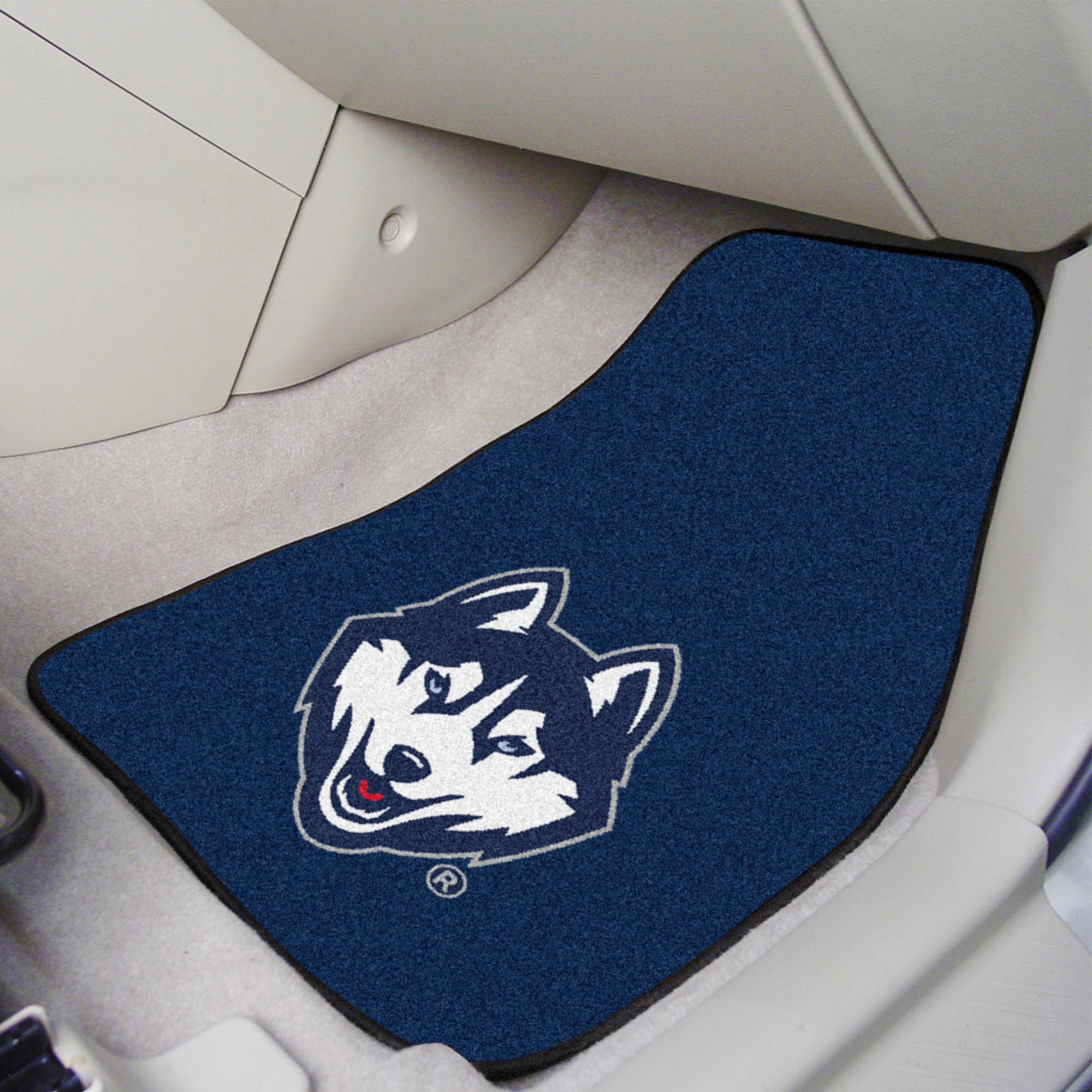 UConn Huskies Front Carpet Car Mat Set - 2 Pieces