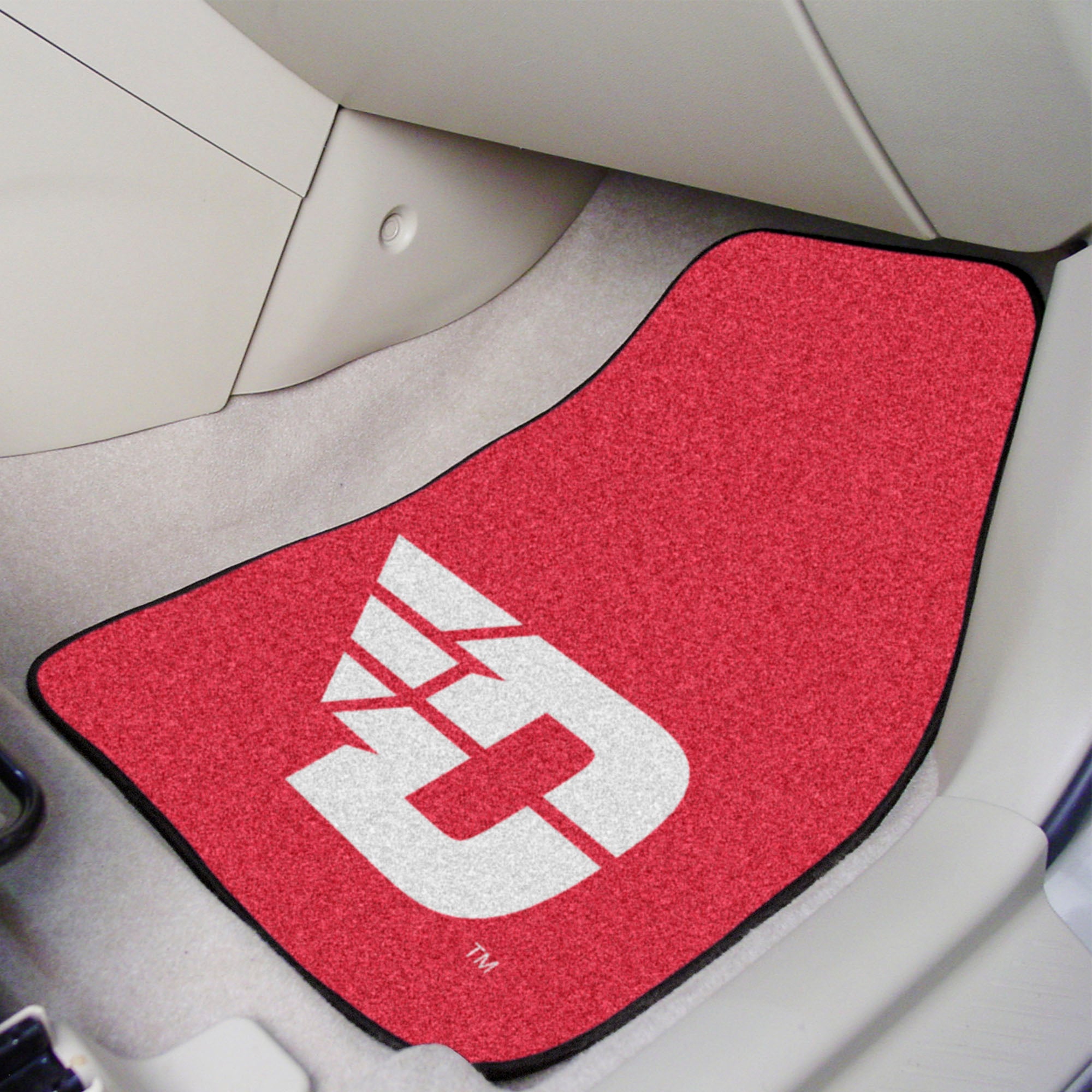 Dayton Flyers Front Carpet Car Mat Set - 2 Pieces