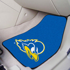 Delaware Blue Hens Front Carpet Car Mat Set - 2 Pieces