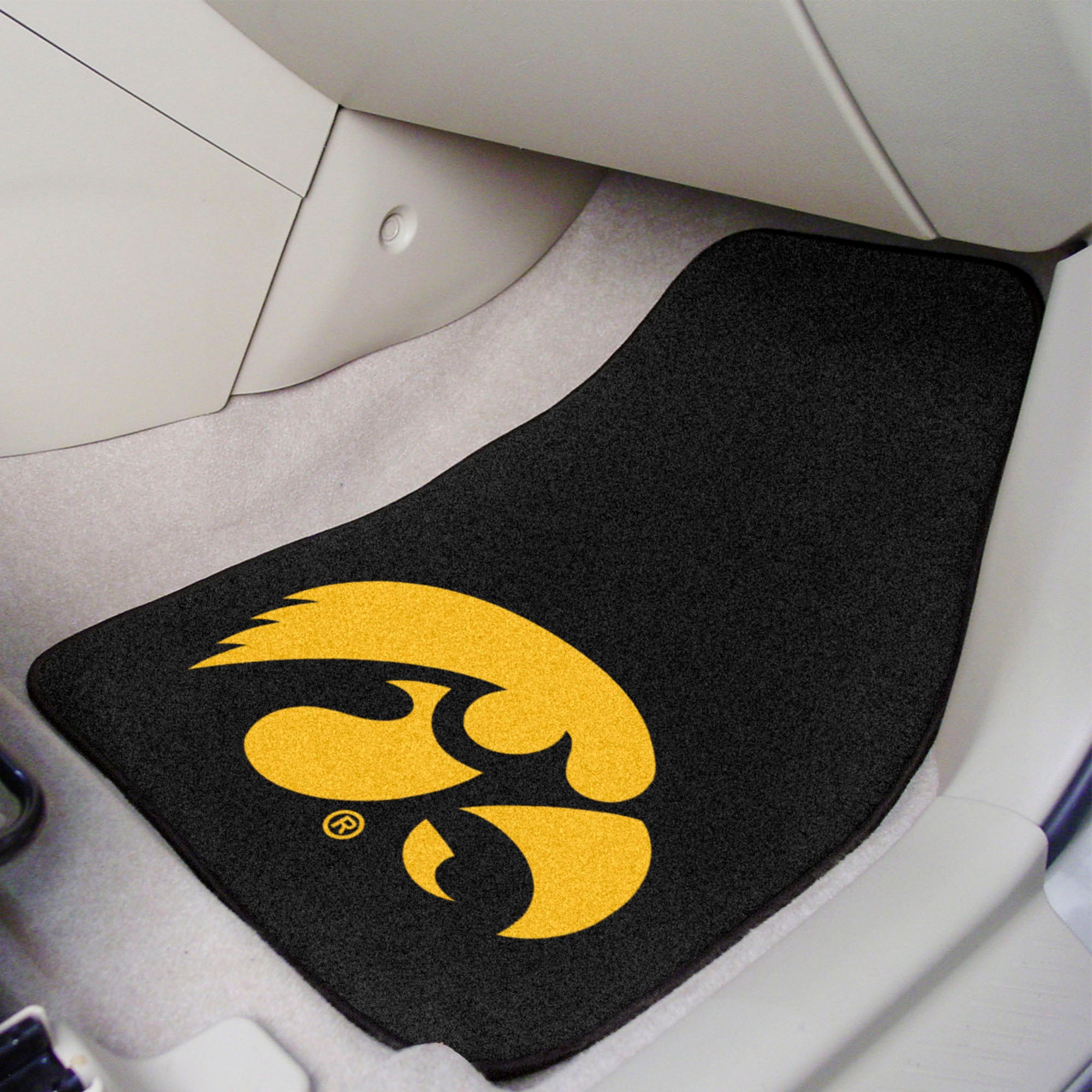 Iowa Hawkeyes Front Carpet Car Mat Set - 2 Pieces