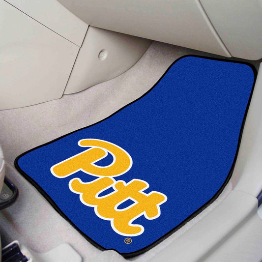 Pitt Panthers Front Carpet Car Mat Set - 2 Pieces