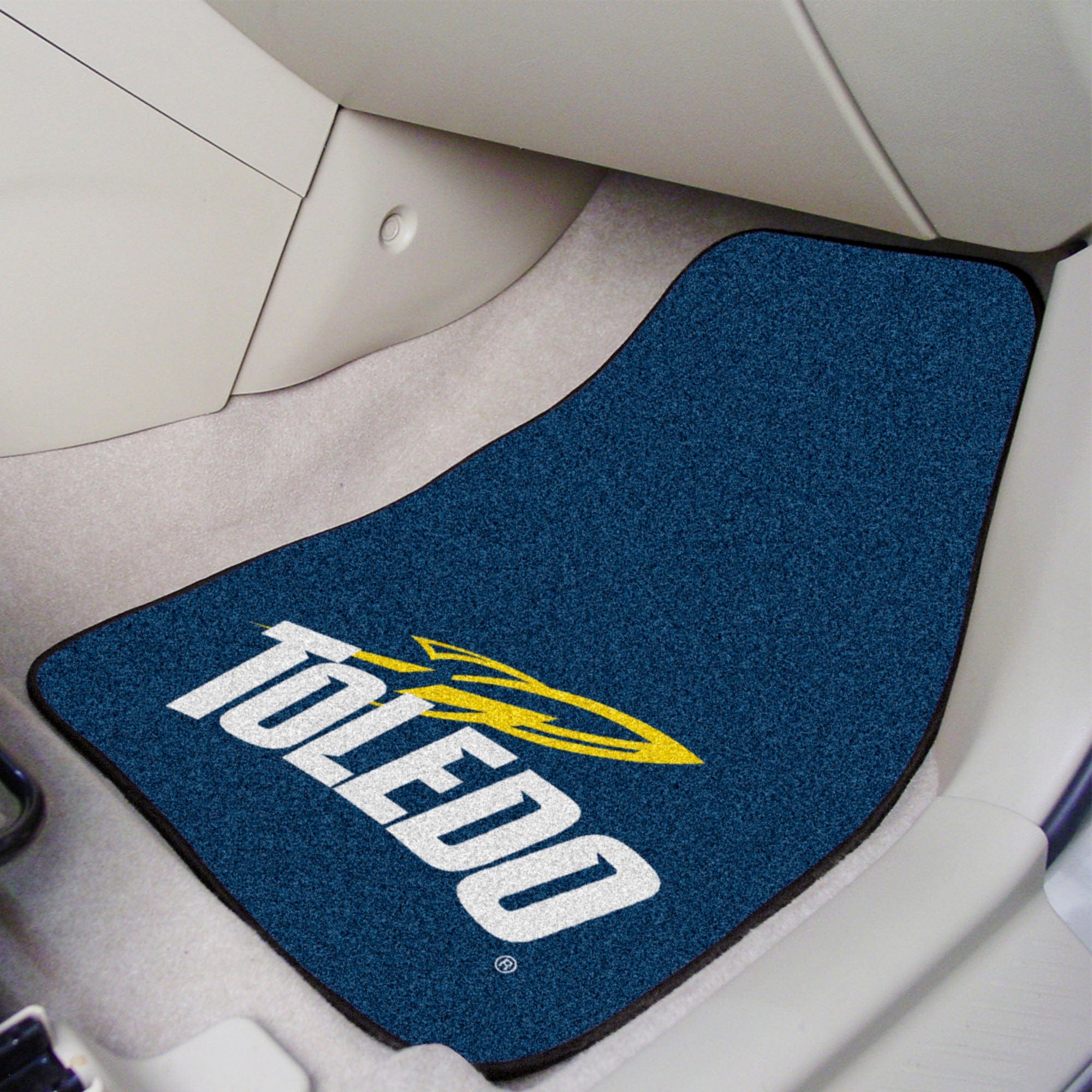 Toledo Rockets Front Carpet Car Mat Set - 2 Pieces - Toledo