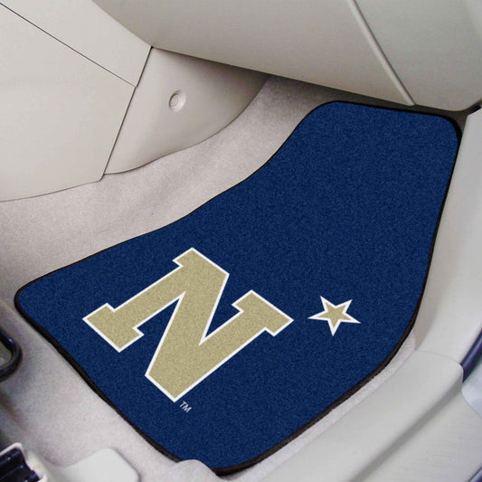 Naval Academy Front Carpet Car Mat Set - 2 Pieces