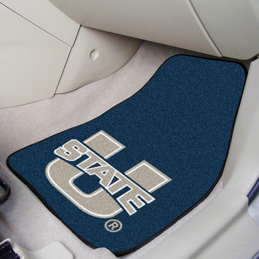 Utah State Aggies Front Carpet Car Mat Set - 2 Pieces