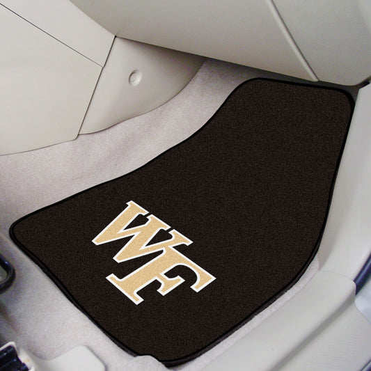 Wake Forest Demon Deacons Front Carpet Car Mat Set - 2 Pieces