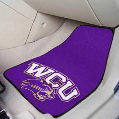 Western Carolina Catamounts Front Carpet Car Mat Set - 2 Pieces