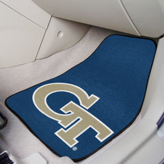 Georgia Tech Yellow Jackets Front Carpet Car Mat Set - 2 Pieces