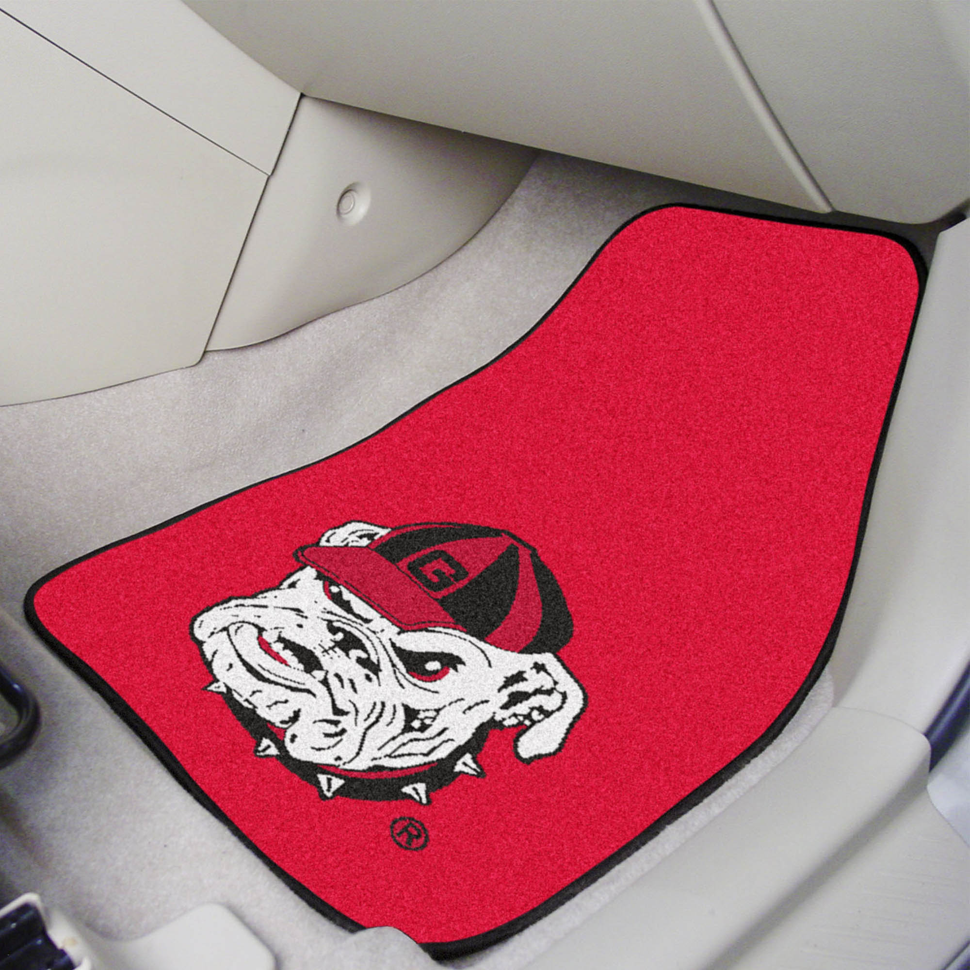 Georgia Bulldogs Front Carpet Car Mat Set - 2 Pieces