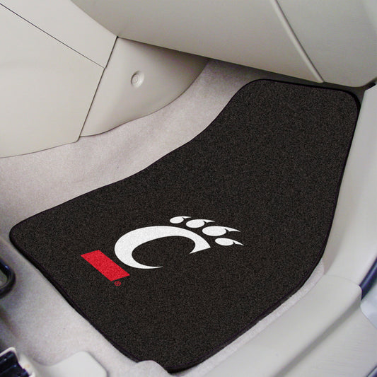 Cincinnati Bearcats Front Carpet Car Mat Set - 2 Pieces - Cincinnati