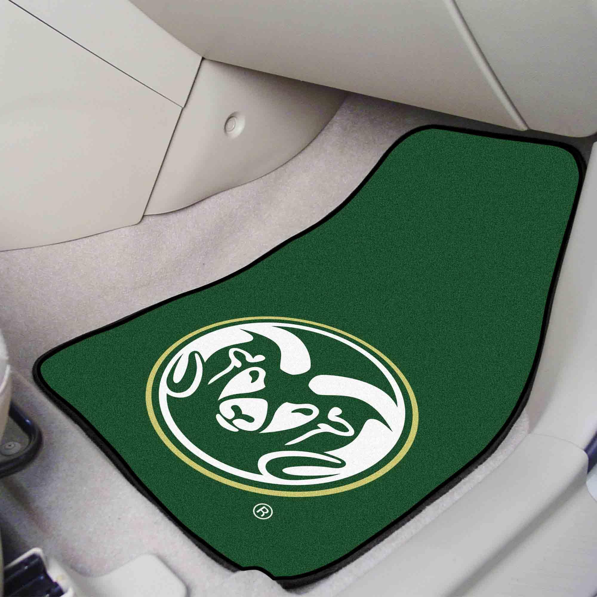 Colorado State Rams Front Carpet Car Mat Set - 2 Pieces - Colorado State