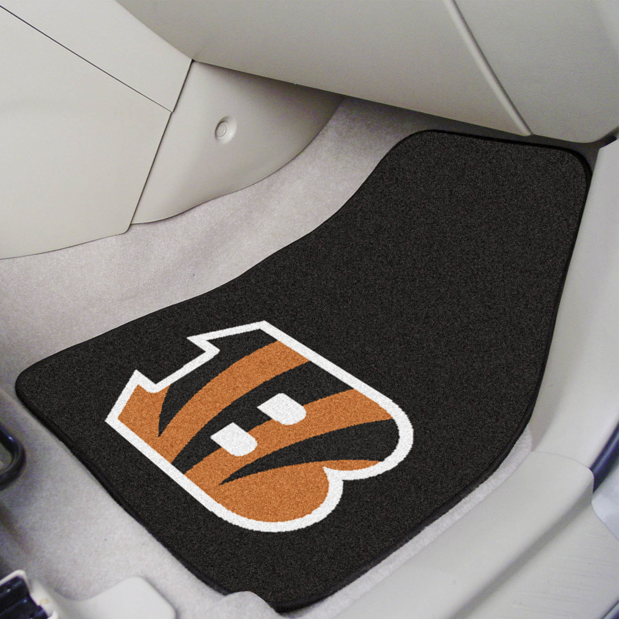 Cincinnati Bengals Front Carpet Car Mat Set - 2 Pieces - Cincinnati Bengals