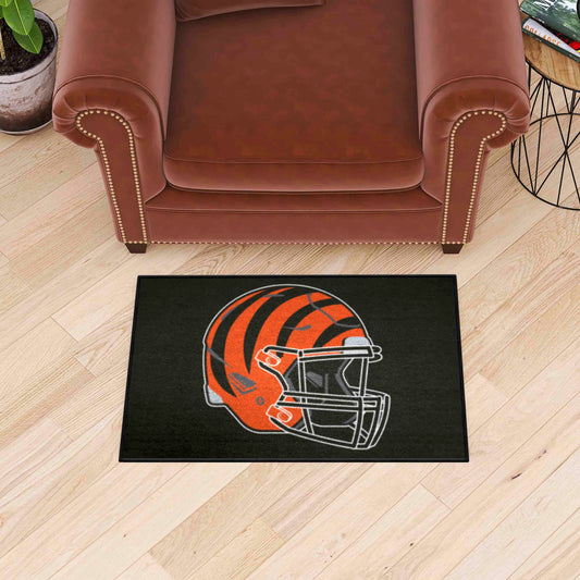 Cincinnati Bengals Starter Mat Accent Rug - 19in. x 30in., Helmet Logo