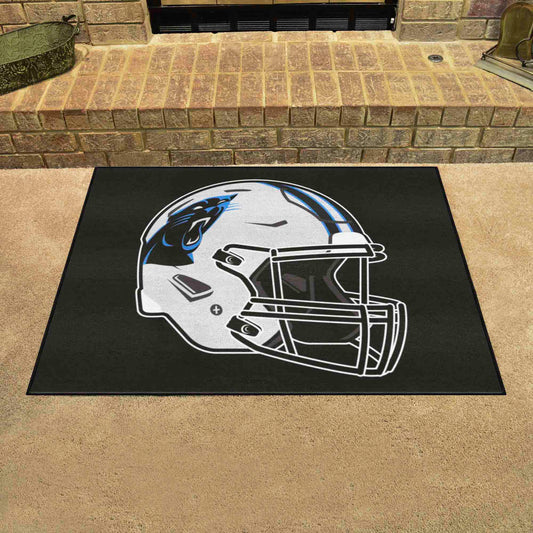 Carolina Panthers All-Star Rug - 34 in. x 42.5 in., Helmet Logo