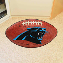 Carolina Panthers Football Rug - 20.5in. x 32.5in. - Carolina Panthers