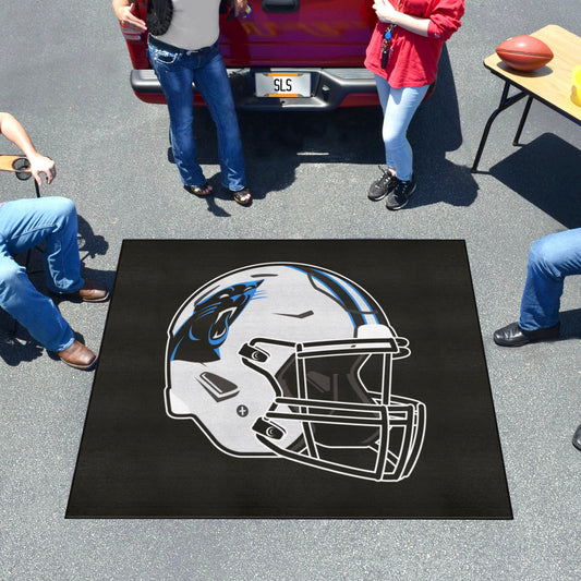 Carolina Panthers Tailgater Rug - 5ft. x 6ft., Helmet Logo - Carolina Panthers