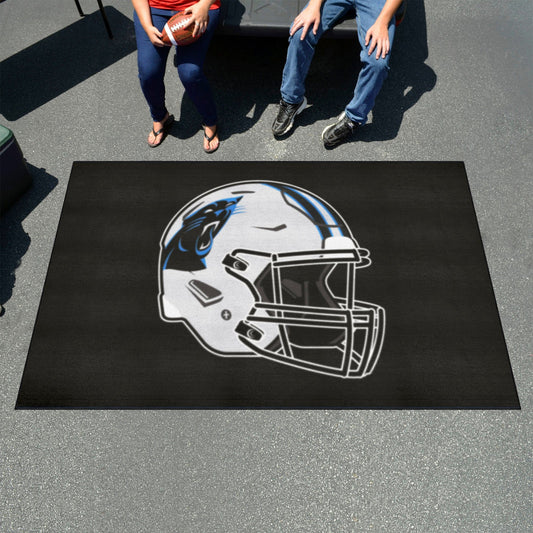 Carolina Panthers Ulti-Mat Rug - 5ft. x 8ft., Helmet Logo