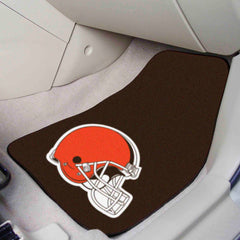 Cleveland Browns Front Carpet Car Mat Set - 2 Pieces