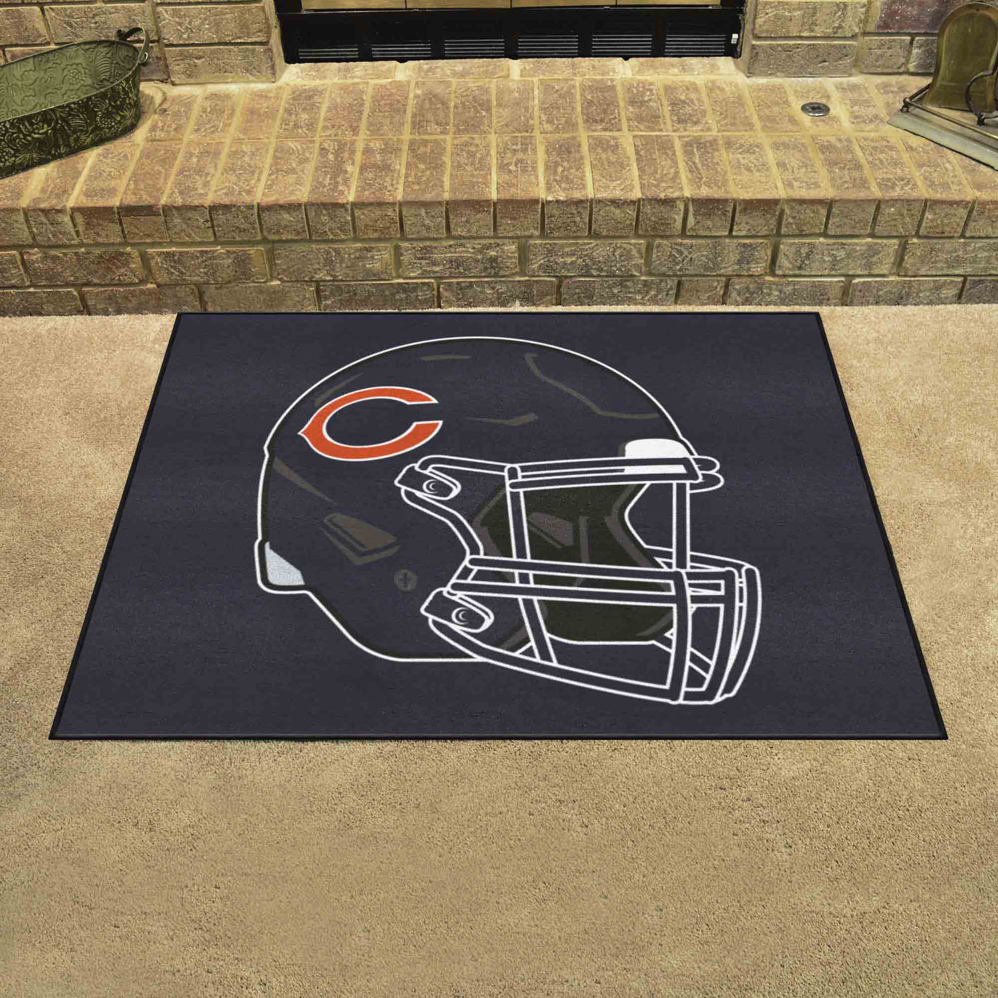 Chicago Bears All-Star Rug - 34 in. x 42.5 in., Helmet Logo