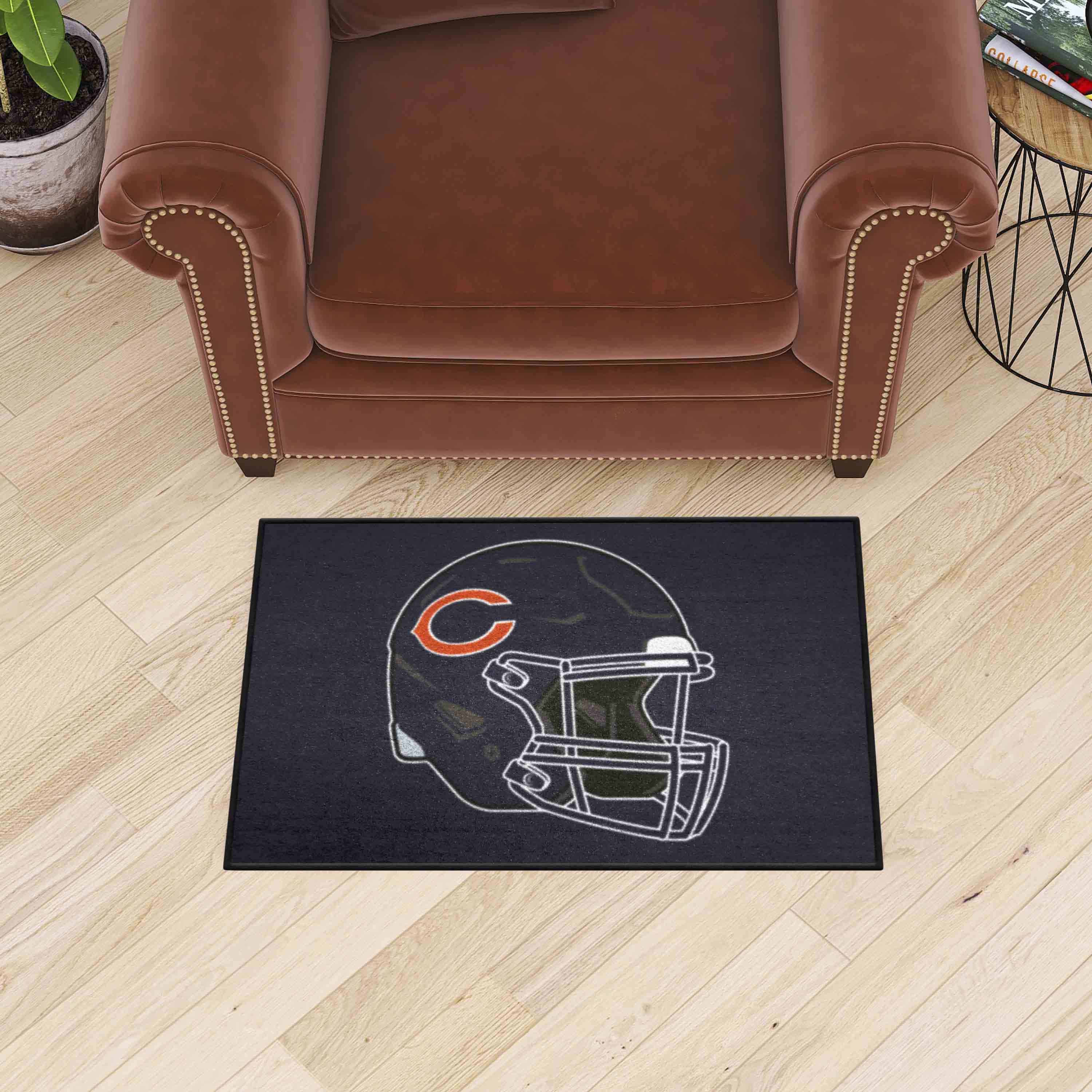 Chicago Bears Starter Mat Accent Rug - 19in. x 30in., Helmet Logo