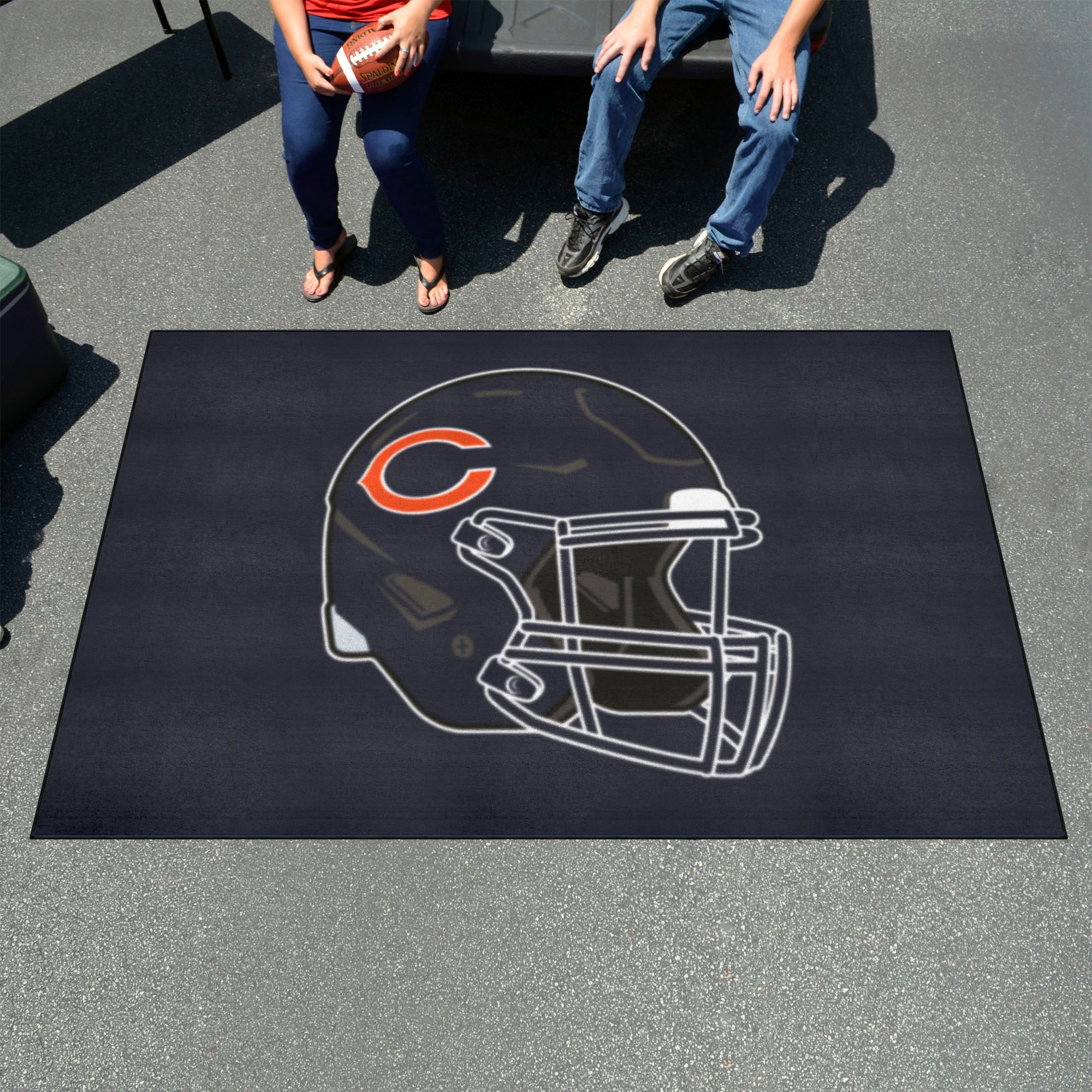 Chicago Bears Ulti-Mat Rug - 5ft. x 8ft., Helmet Logo