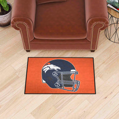 Denver Broncos Starter Mat Accent Rug - 19in. x 30in., Helmet Logo