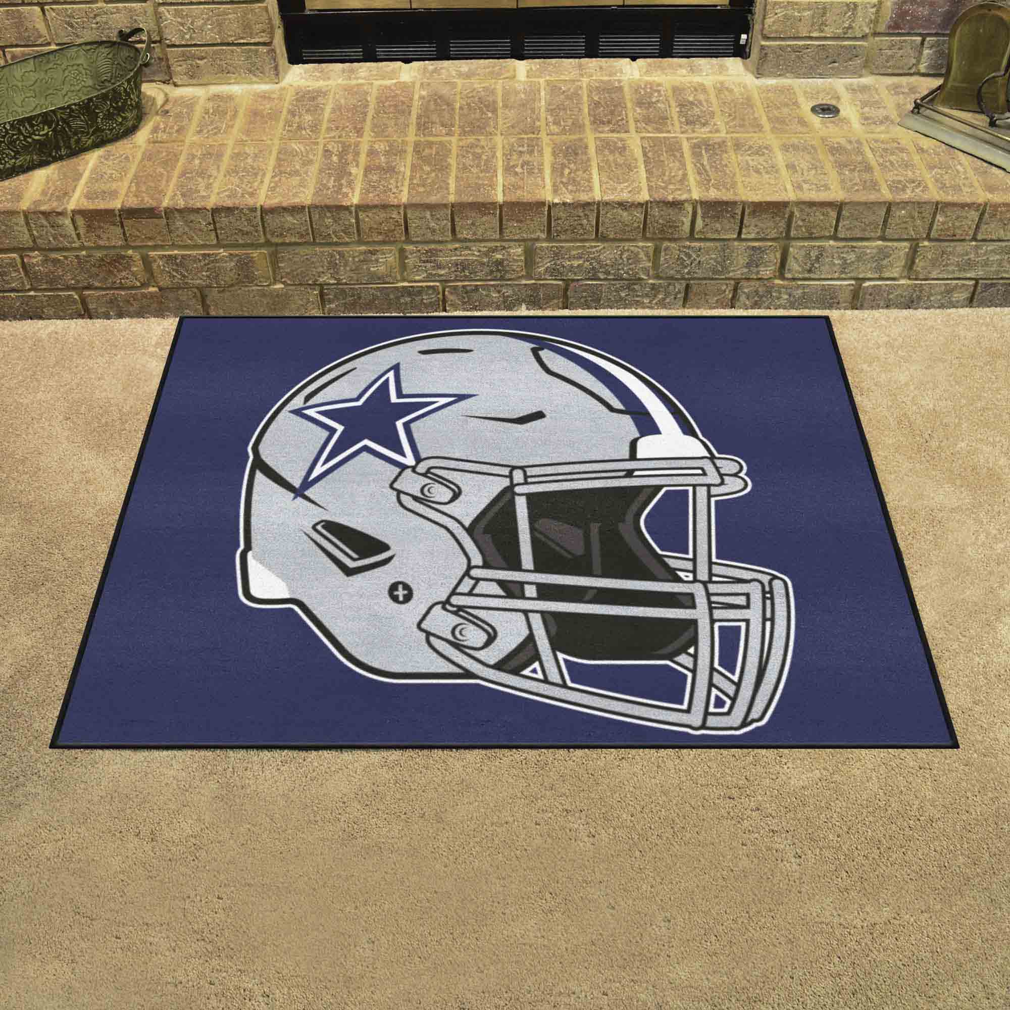 Dallas Cowboys All-Star Rug - 34 in. x 42.5 in., Helmet Logo