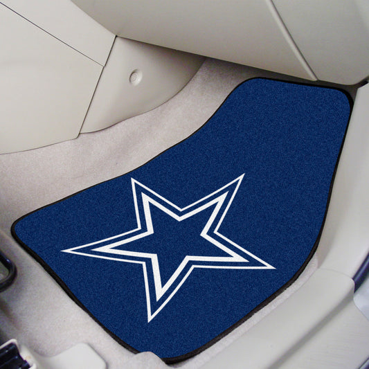 Dallas Cowboys Front Carpet Car Mat Set - 2 Pieces - Dallas Cowboys