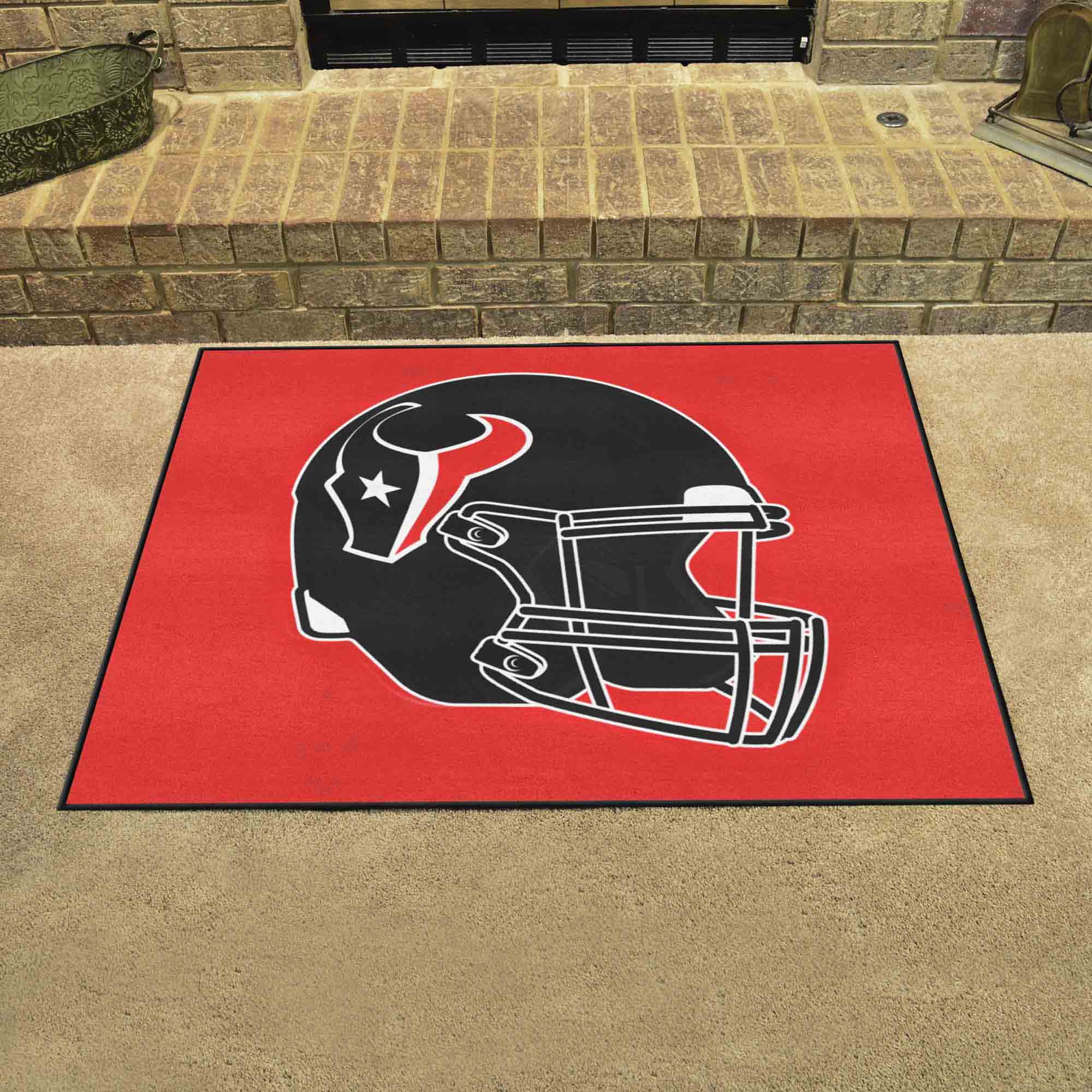 Houston Texans All-Star Rug - 34 in. x 42.5 in., Helmet Logo - Houston Texans