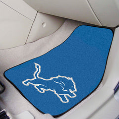 Detroit Lions Front Carpet Car Mat Set - 2 Pieces