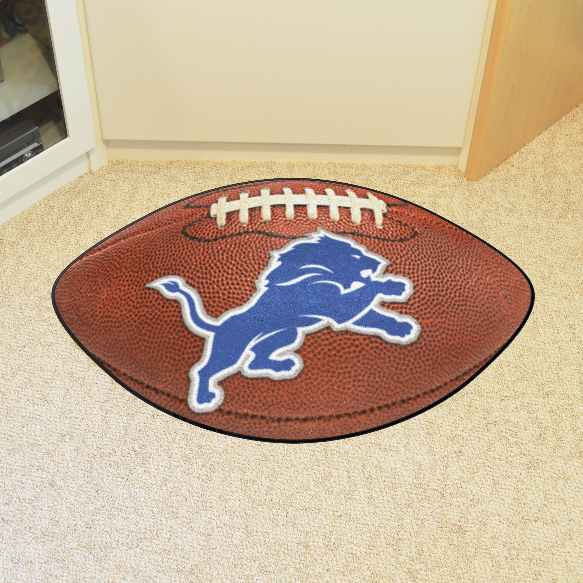 Detroit Lions Football Rug - 20.5in. x 32.5in.