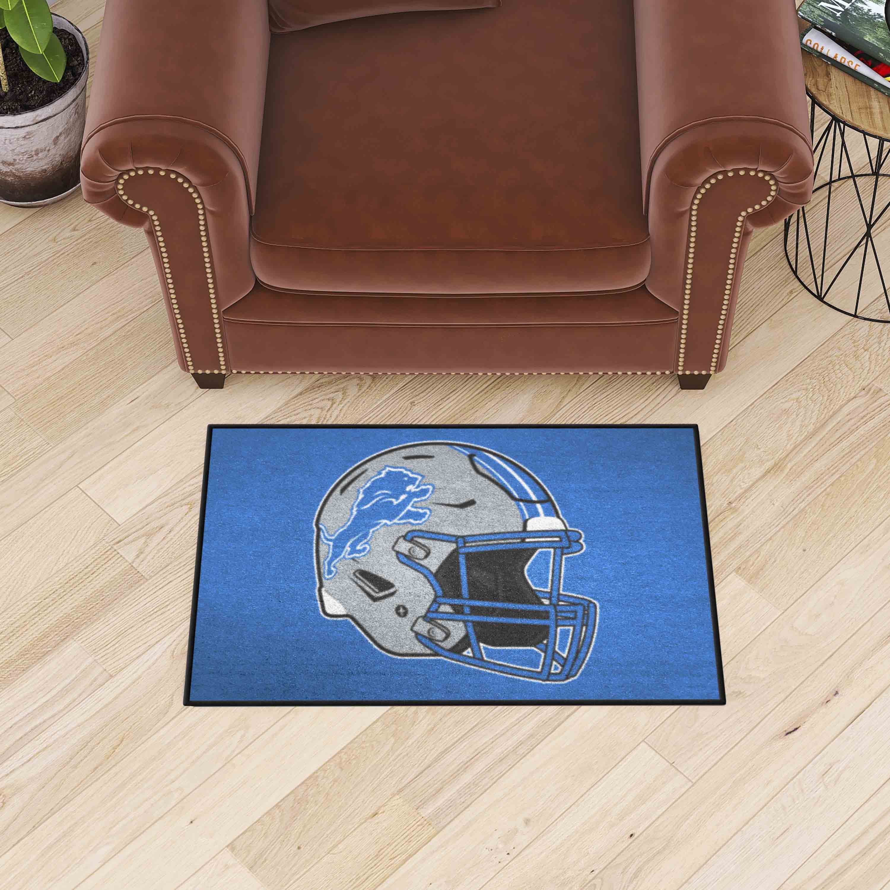 Detroit Lions Starter Mat Accent Rug - 19in. x 30in., Helmet Logo